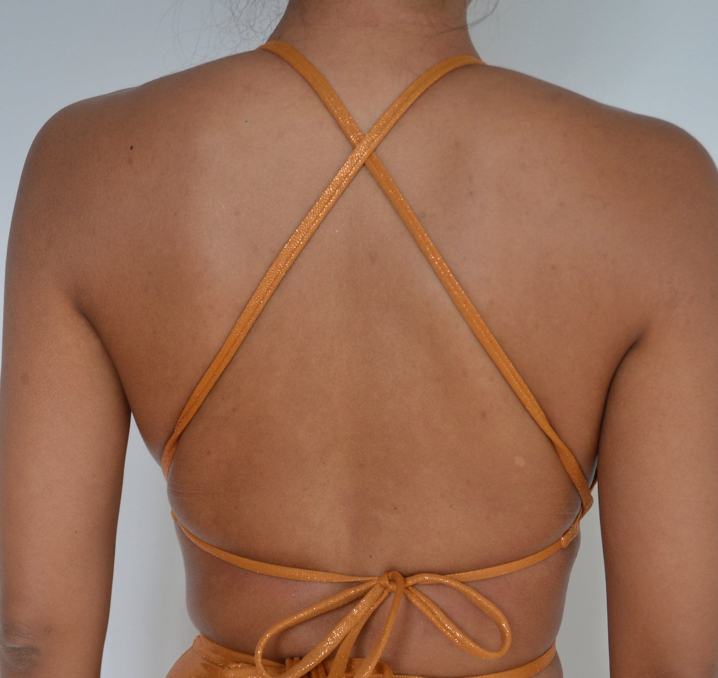 Triangle Top + High Waisted Bottom